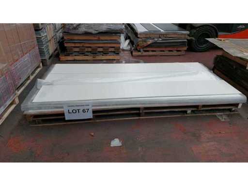 Cedral Board dakrand C07 Roomwit 2500x400x9mm 24st