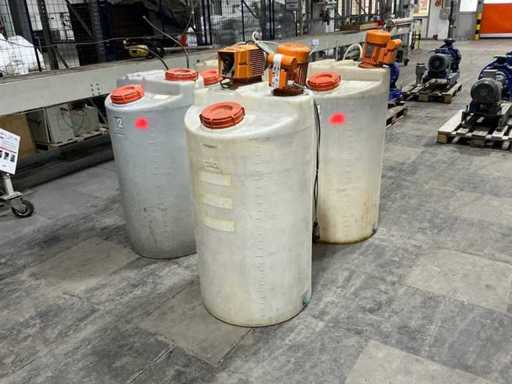 Prominent CFG 250l zbiorniki magazynowe (4x)