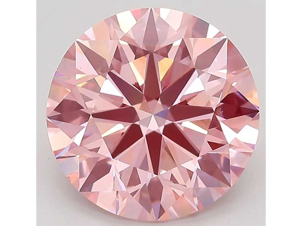 Diamant certifié fantaisie rose VS1 1,04 carats