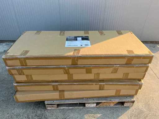 Cürv - CE-G15060-W - Infrarood glazen verwarming Wit 150x60 - 1000W - 2022 (5x)