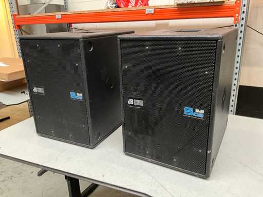 dB Technologies Digipro S08dp Caisson de basses (2x)
