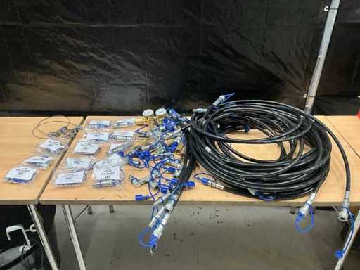 Diverse furtunuri și cuplaje Showtec CO2