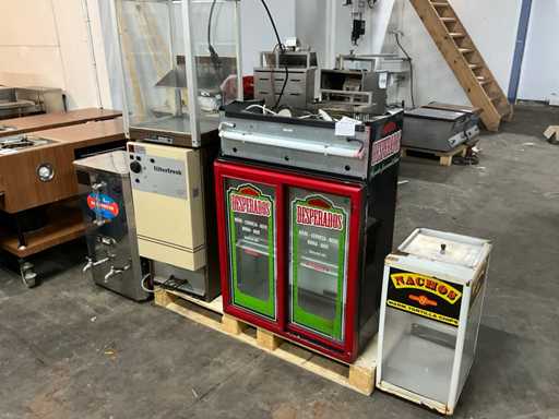 Various serving and cooling/warming equipment