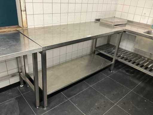 Stainless steel work table