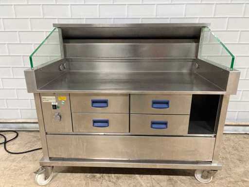 Beech - Mobile Stainless Steel Refrigerated Workbench/Work Unit