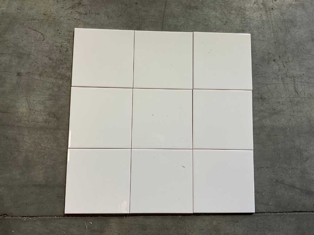 Mosa - wall tile creamy white - 15x15 cm - 1 m² (71x)
