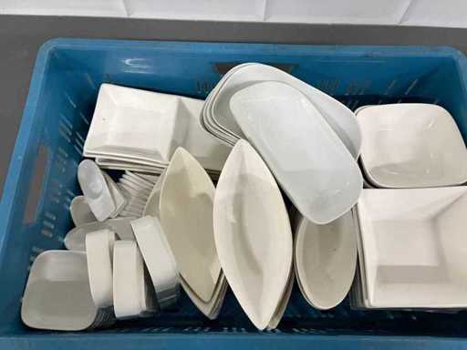 Partij Porselein Schaaltjes