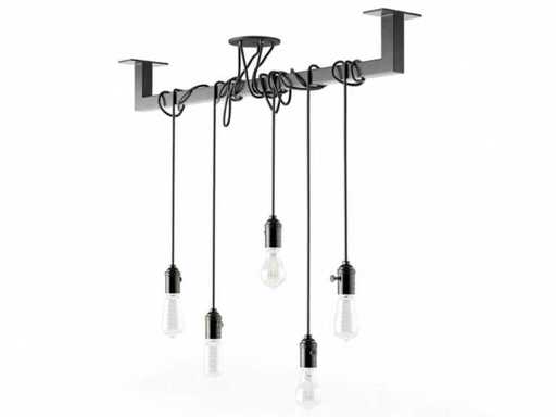 (323x) Industriele Loftbar Black - 100 CM