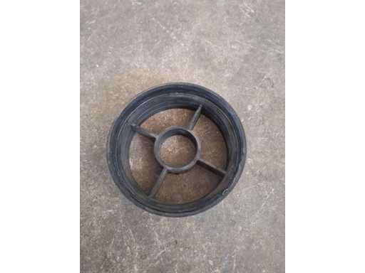 Plastic schijffilteronderdeel