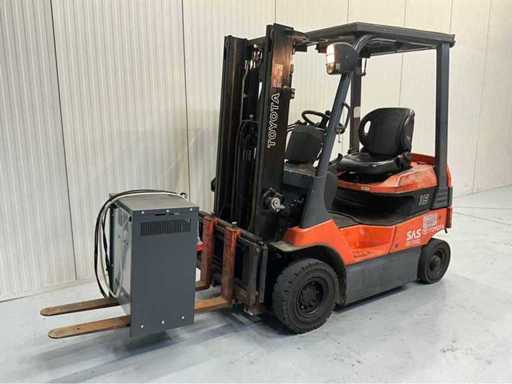 Toyota 7FB15 Vorkheftruck- Freelift - Sideshift - Acculader - 5391 uur