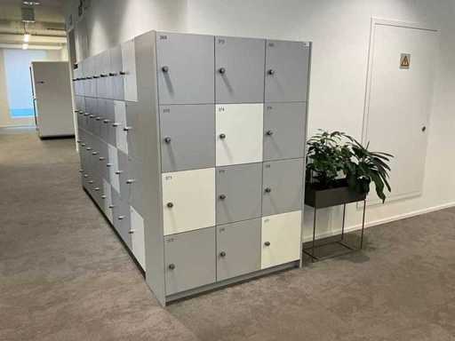 Wooden Locker Cabinet