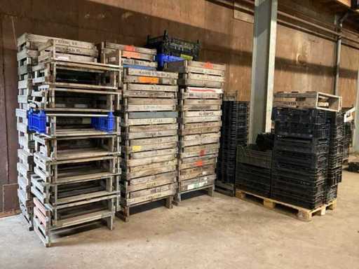 Série de boîtes à fil et de caisses d’empilage