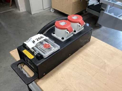 63 A CEE auf 32A CEE  Bühnenstromverteiler, Stromverteiler, Verteilerkasten