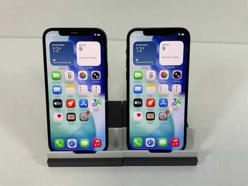 Apple iPhone 12 - 64 GB - Black (2x)