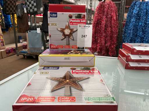 Weihnachten, Led-Dekoration. (4-fach)