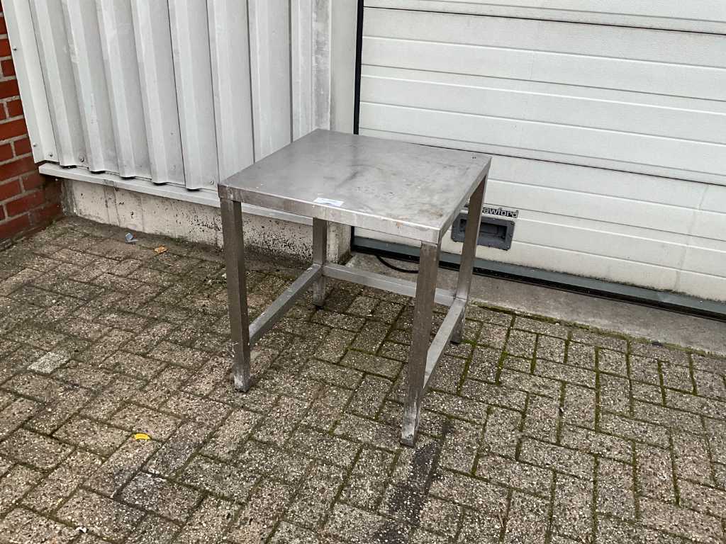 Stainless steel work table