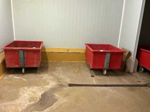 Storage trolleys (5x)