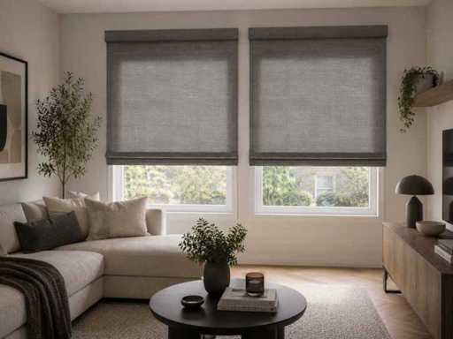 Gris froid - Aveugle romain 248x240cm (4x)