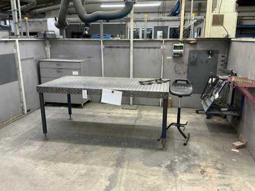 Perforated Welding Table