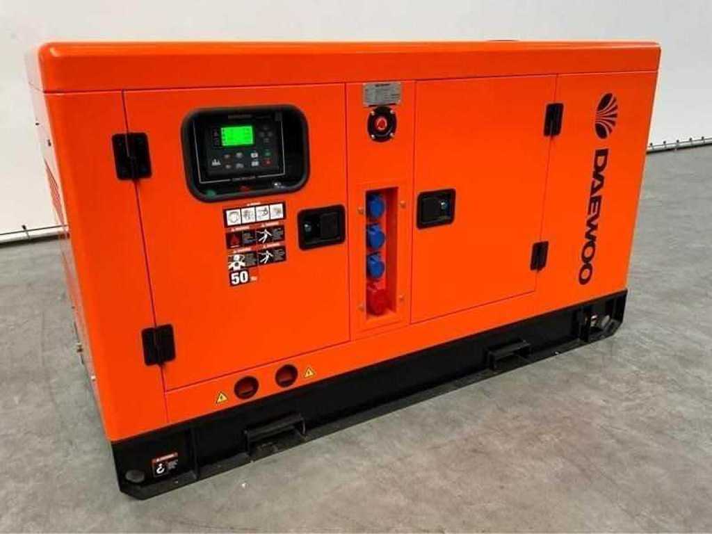 2022 Daewoo dagfs-25 25Kva emergency power generator