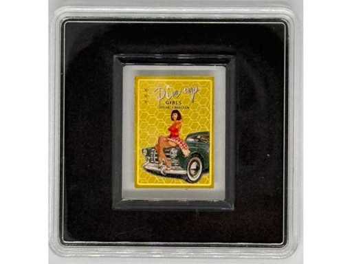 Goud 999 (1/200 oz) – 5000 frank CFA "Springbok" – Republiek Tsjaad – 40 mm