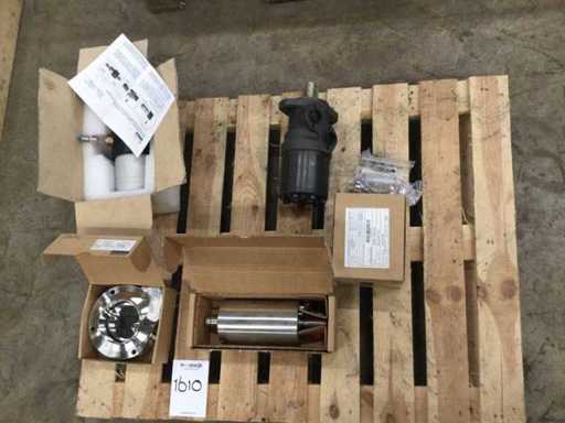 pallet met Laval actuator, Alfa rvs vlinderklep, Madero venturi, Orbit motor