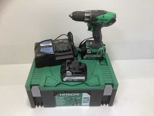 Hitachi DS18DSL Bohrer/Schraubendreher mit Gehäuse, 2× 5,0Ah Akku und Batterieladegerät