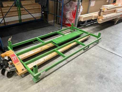 Marco de estacas verde 240 x 120cm para tapar