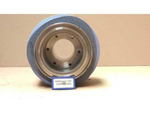 Reishauer RZ 400 / 800 / 1000 - Module 4.5 EW 20° 3GG Cubitron - Draagflens inclusief slijpwielflens