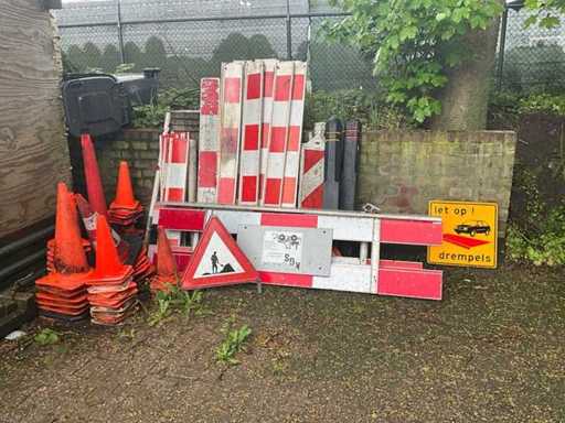 Partij Bewegwijzering en afzettings materiaal