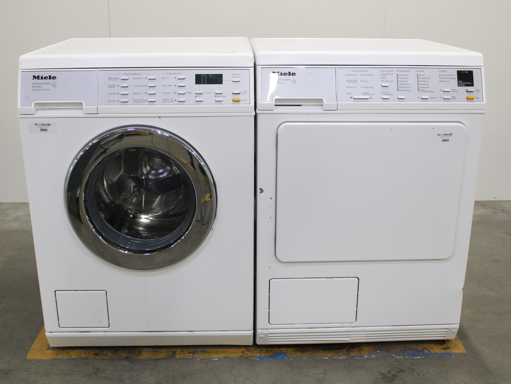 Miele W 5973 SoftCare System Wasmachine & Miele T 8463 C SoftCare System Wasdroger