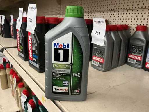 Mobil, capacità 1 litro Olio motore (5x)