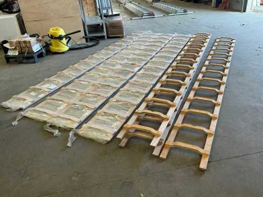 KRAUSE Stabilo 14 sporten Dakladder hout (7x)