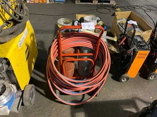 Installation de coupe à oxy-combustible