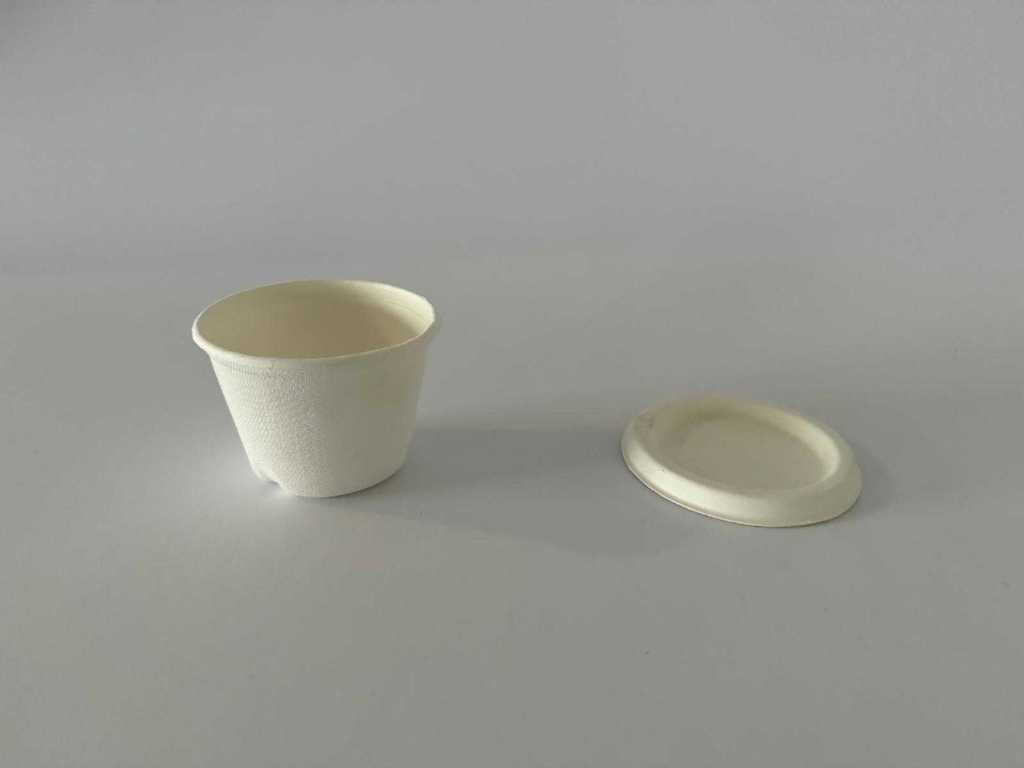 Crystal - 4oz Cup + Deckel (ca. 120 ml) beides 1800 Stück