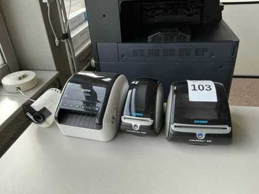 Dymo / Brother Labelprinter (3x)