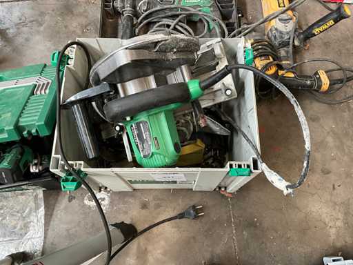 Hitachi / Hikoki Schuurmachine + afkortzaag