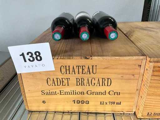 Chateau Kadett Bragard Saint-Emilion Grand Cru Rotwein (15x)