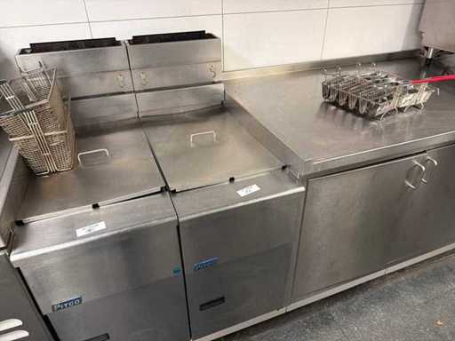 Pitco double professional gas fryer