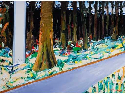 Roger Raveel - het bos - offset