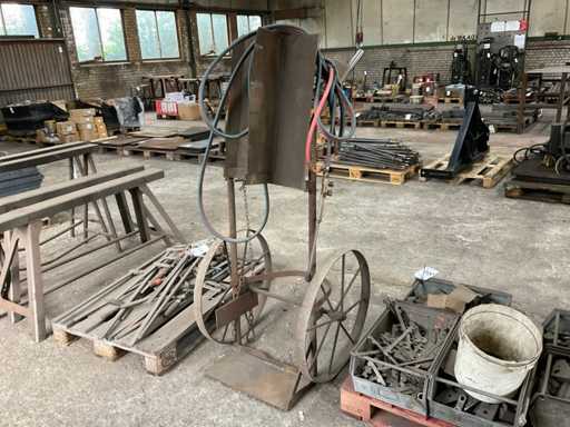 Carrello a mano a bombola di gas