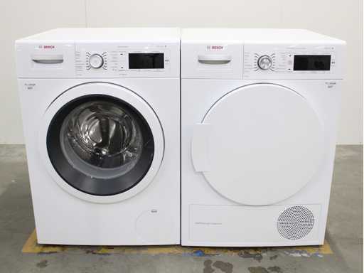 Bosch Serie|8 VarioPerfect Wasmachine & Bosch Serie|8 SelfCleaning Condenser Wasdroger