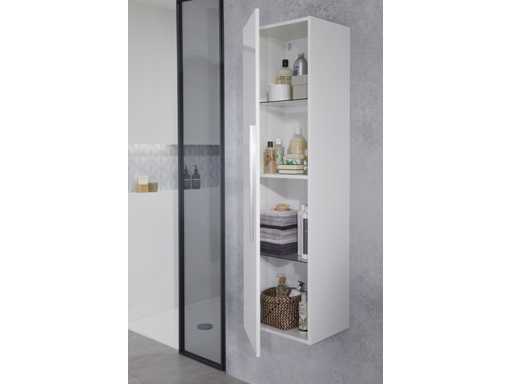 Sanijura - Mundo matte Black - Dulap cu coloane