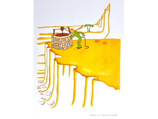 Antoine de Saint Exupéry - Le petit prince - lithograph