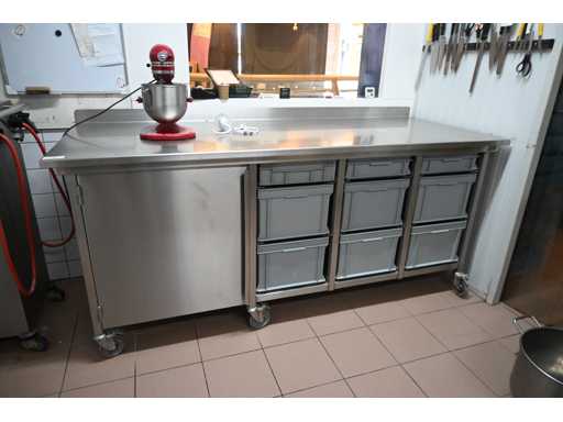 Van 't Wout Mobile stainless steel workbench