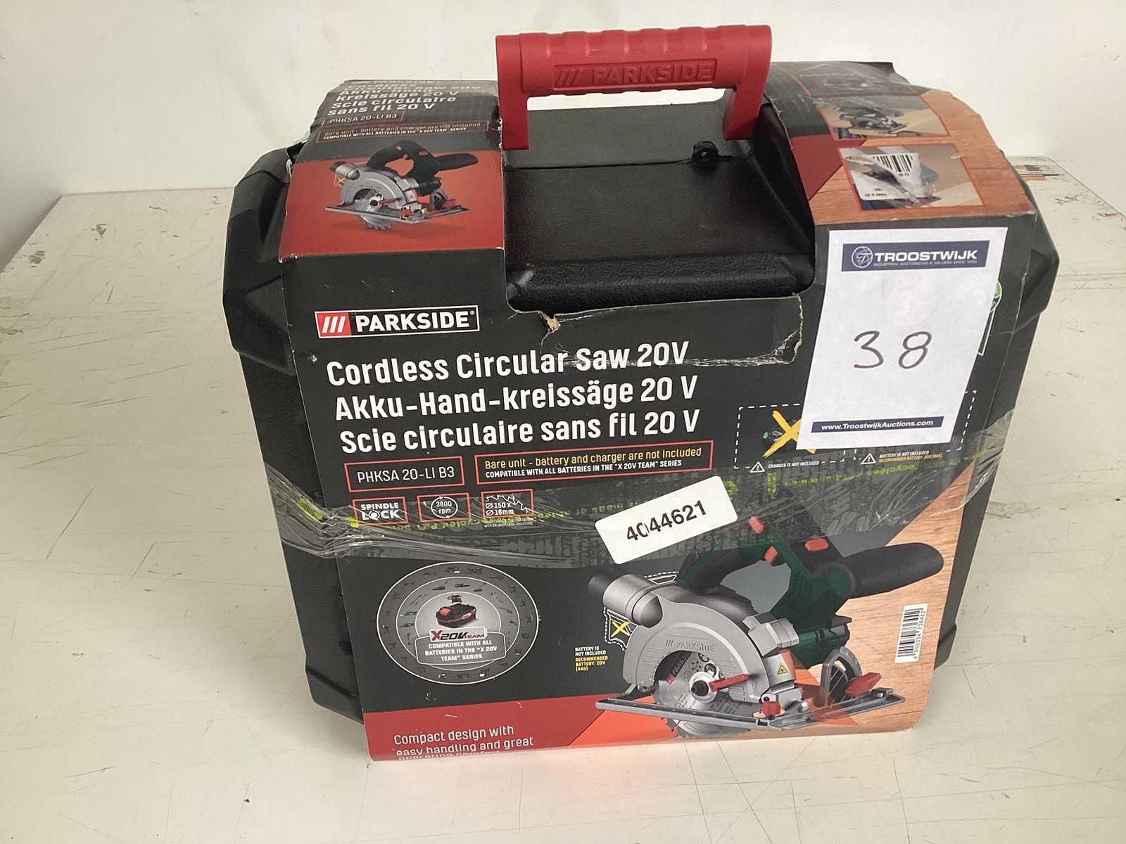 Parkside circular saw battery best sale and charger