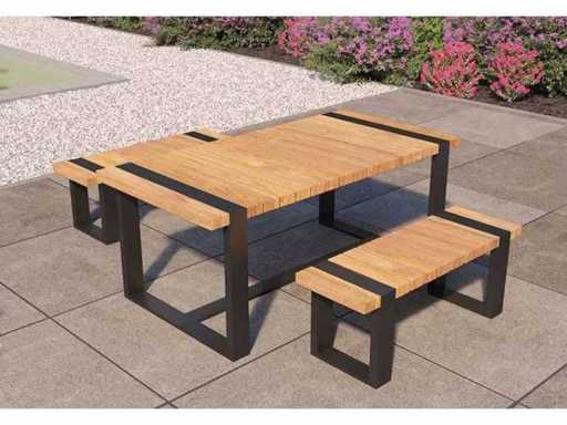 Teak Dinnerset Wellington