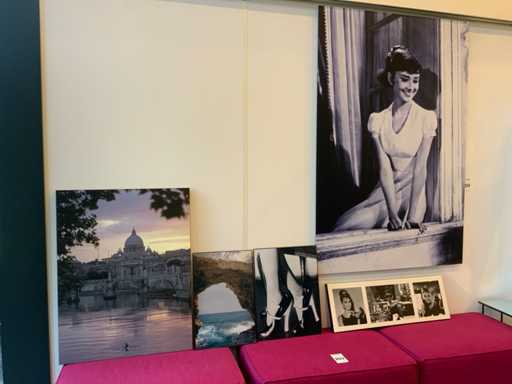 Drucke auf Leinwand und Holz (6x)