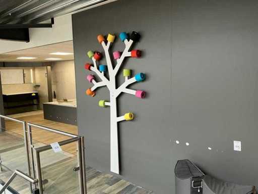 Toilet roll tree Wall decoration