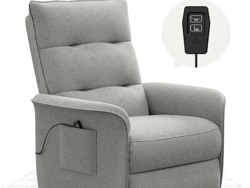 Fauteuil inclinable électrique avec dossier réglable